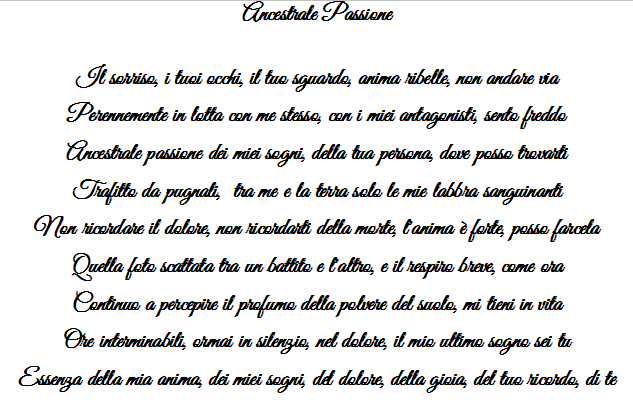 Ancestrale passione